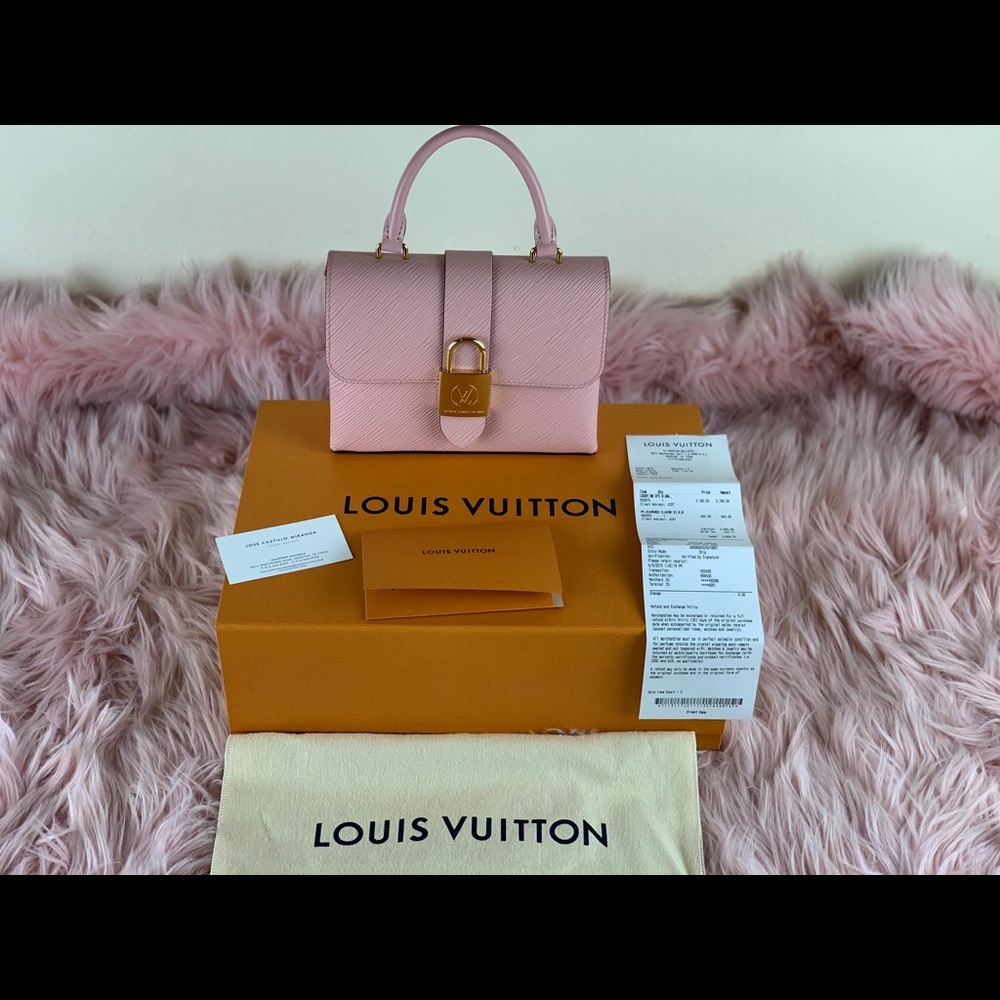 Louis Vuitton Locky BB Rose Ballerine purse